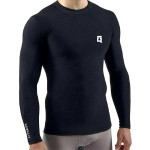 Quada Compression Swimming t Shirt Full Sleevs for Men (Black, Medium)